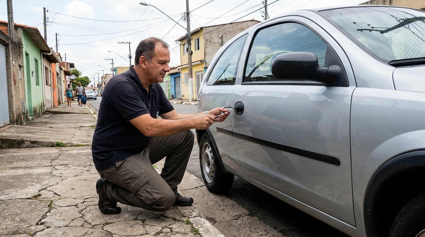 Abertura de carro sem danos por chaveiro em Maringá‑PR